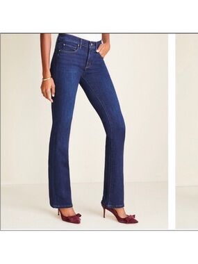 Ann Taylor the slim boot curvy fit dark Wash jeans size 10